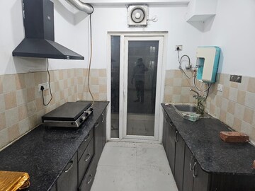 Kitchen in 3 BHK Apartment at Trident Embassy, Sector 1 Greater Noida – for Rent