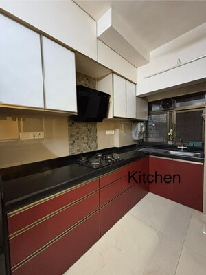 Kitchen in 2 BHK Apartment at Kala Nagar CHS, Bandra East – for Rent