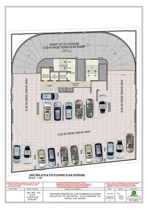 Floor Plan in 2 BHK Apartment at Punit Imperia, Kharghar Sector 19 – for Sale