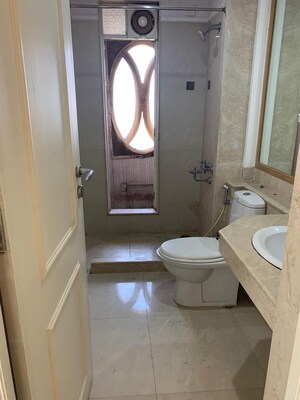 Bathroom in 3 BHK Apartment at Hiranandani Gardens Eldora, Powai – for Rent