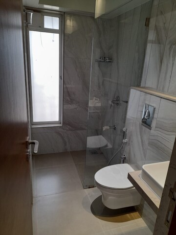 Bathroom in 3 BHK Apartment at Krishna Ashish Apartment, Malad West – for Rent