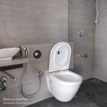 Bathroom in 2 BHK Apartment at Oxford Navrang Navkar, Goregaon West – for Rent