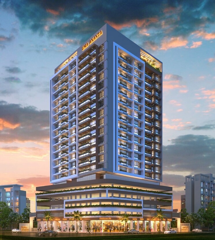 Exterior View, uma-ananta 3 Bedroom 920 Sq.Ft. Apartment In Kharghar Sector 11 Navi Mumbai 9463084