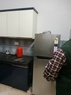 Kitchen in 1.5 BHK Builder Floor at Sector 18 – for Rent