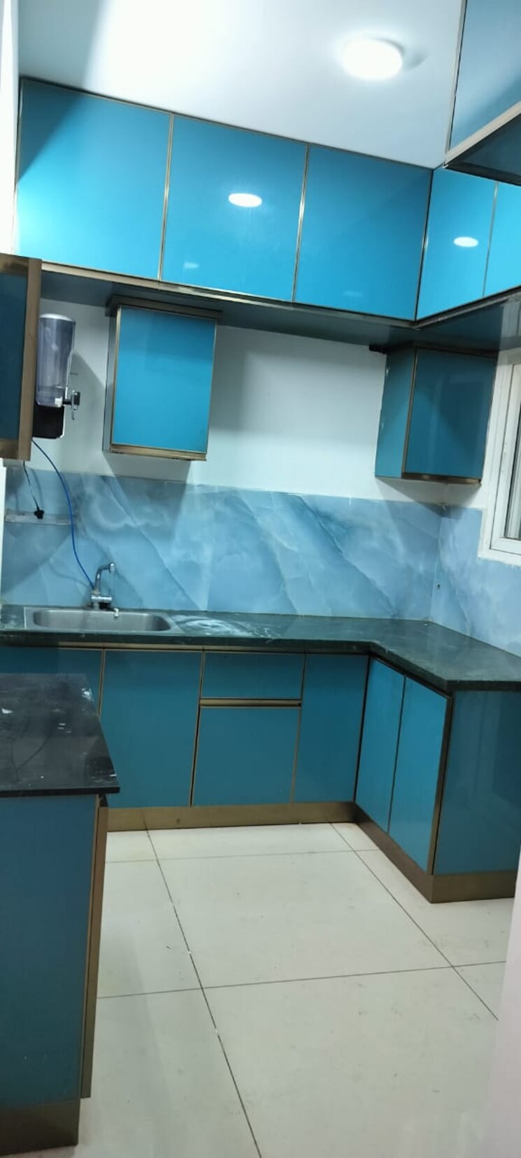 Kitchen, ambience-courtyard 3 Bedroom 1370 Sq.Ft. Apartment In Manikonda Hyderabad 9463125