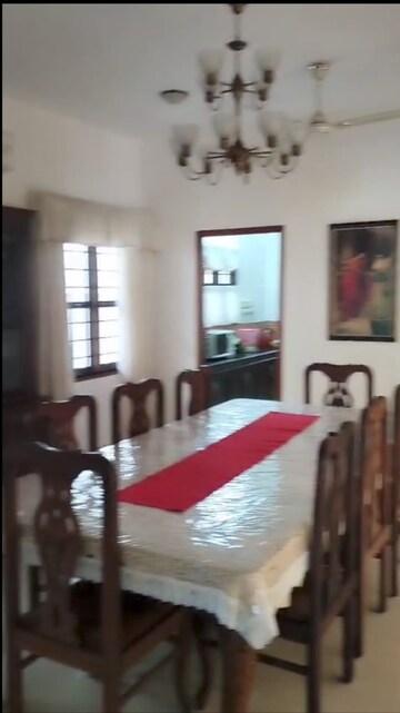 Dining area in 4 BHK Independent House at Patturaickal – for Sale