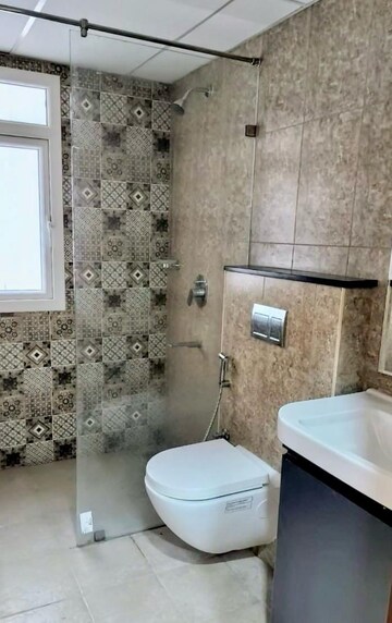 Bathroom in 3 BHK Apartment at Brigade Cornerstone Utopia Tranquil Block, Varthur – for Rent