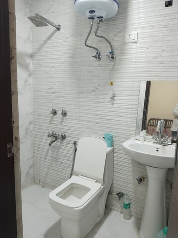 Bathroom in 2 BHK Apartment at Panchsheel Vihar – for Rent