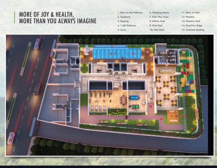 Master Plan, avenue-hills 3 Bedroom 876 Sq.Ft. Apartment In Kharghar Sector 12 Navi Mumbai 9463353
