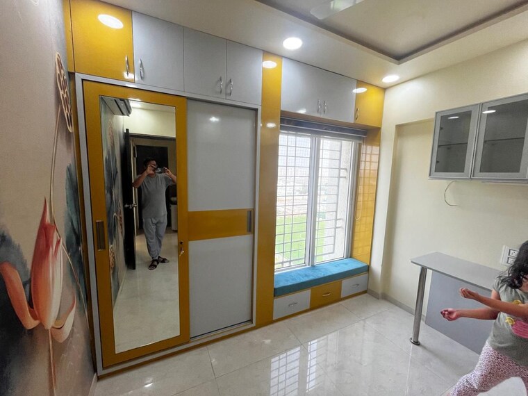 Living Room, majestique-towers 2 Bedroom 825 Sq.Ft. Apartment In Kharadi Pune 9463367