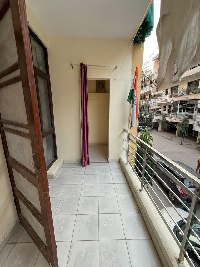 Balcony, shri-devaji-residency 2 Bedroom 1008 Sq.Ft. Apartment In Dhakoli Zirakpur 9463380