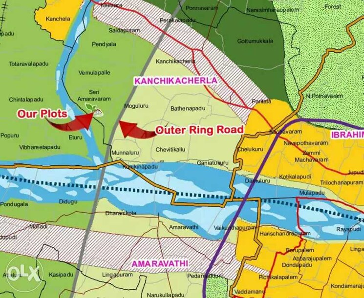 Map Location, vijayawada one town  150 Sq.Yd. Plot In Vijayawada One Town Vijayawada 9463461