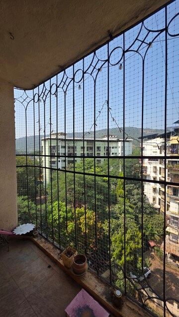 Balcony in 2 BHK Apartment at Triveni Vasant Vihar CHS, Vasant Vihar – for Sale