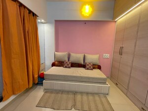Bedroom in 2 BHK Apartment at Vraj Green Valley, Kolshet Industrial Area – for Rent