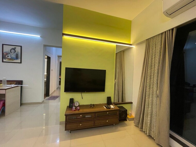 Living Room, vraj-green-valley 2 Bedroom 826 Sq.Ft. Apartment In Kolshet Industrial Area Thane 9463433