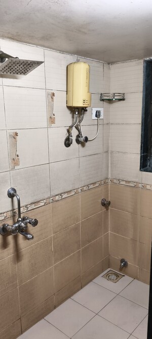 Bathroom in 1 BHK Apartment at Sai Krupa, Parel – for Rent