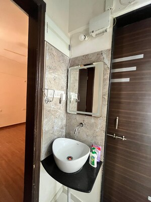 Bathroom in 2 BHK Apartment at G K Silver Land Residency, Ravet – for Rent
