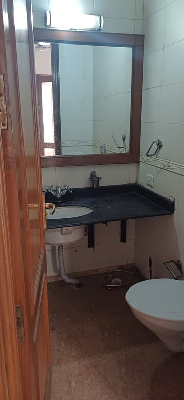 Attached Bathroom in 3 BHK Apartment at Sarvodaya Enclave – for Rent