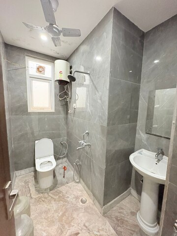 Bathroom in 2 BHK Builder Floor at Saket – for Rent