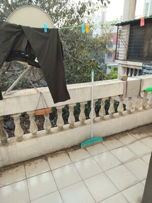 Balcony in 1 BHK Apartment at Gurukrupa Memories, Kharadi – for Rent