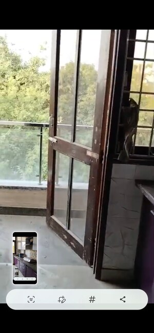 Balcony in 2 BHK Builder Floor at Puri PP City Centre, Pitampura – for Rent