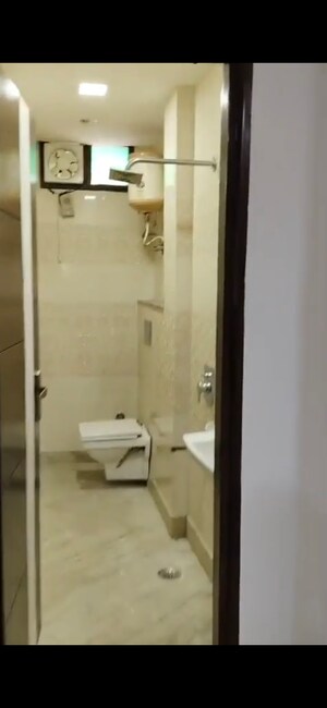 Bathroom in 2 BHK Builder Floor at Puri PP City Centre, Pitampura – for Rent