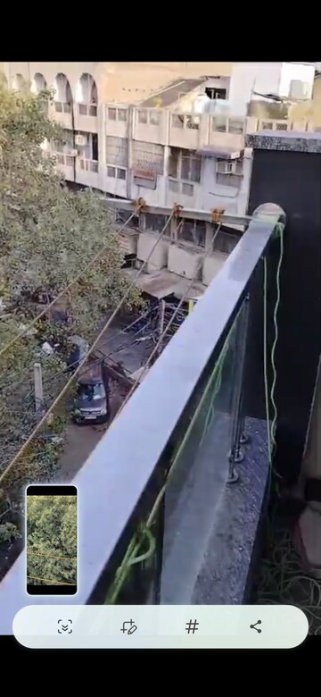 Balcony in 2 BHK Builder Floor at Puri PP City Centre, Pitampura – for Rent