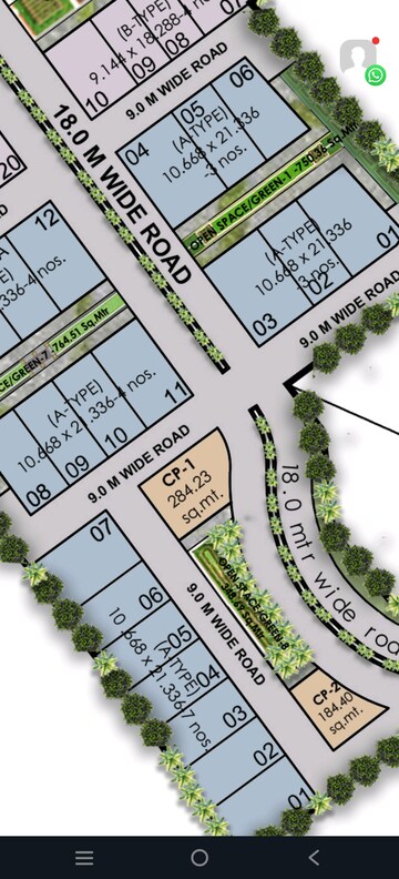  Plot – Map Location View at Amrawati Midtown, Sultanpur Road - for Sale