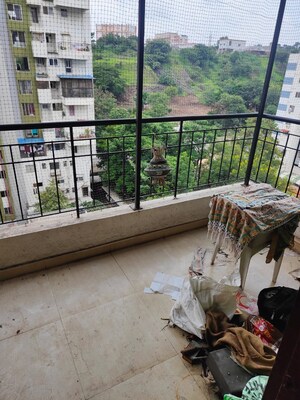 Balcony in 2 BHK Apartment at Mahesh Galaxy, Sinhagad Road – for Rent