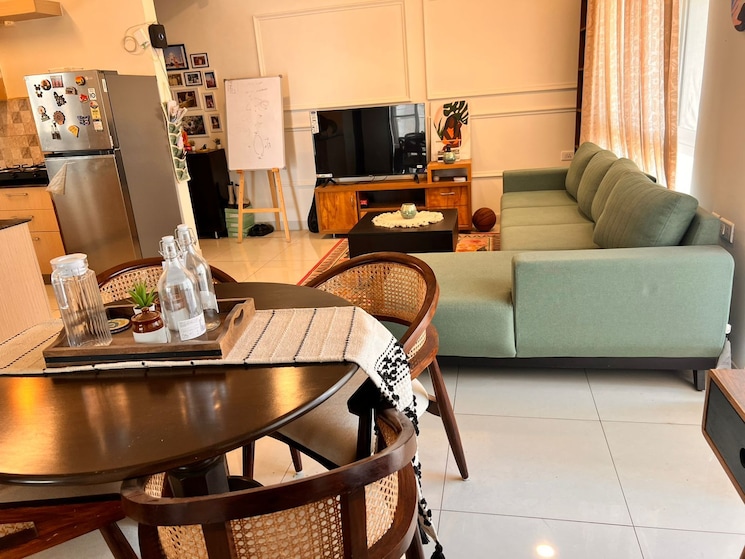 Living Room, godrej-boulevard 2 Bedroom 691 Sq.Ft. Apartment In Manjari Pune 9463760