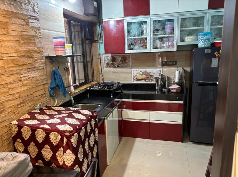 Kitchen, runwal-garden-city 2 Bedroom 550 Sq.Ft. Apartment In Balkum Pada Thane 9463818