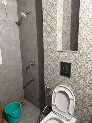 Bathroom in 1 BHK Apartment at Shalimar Oneworld Vista, Gomti Nagar – for Rent