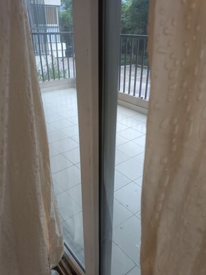 Balcony in 3 BHK Apartment at Gaur Atulyam, Omicron I Greater Noida – for Rent