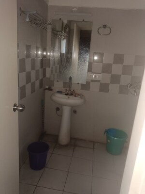 Bathroom in 3 BHK Apartment at Gaur Atulyam, Omicron I Greater Noida – for Rent