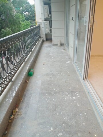 Balcony in 4 BHK Builder Floor at Greater Kailash I – for Rent