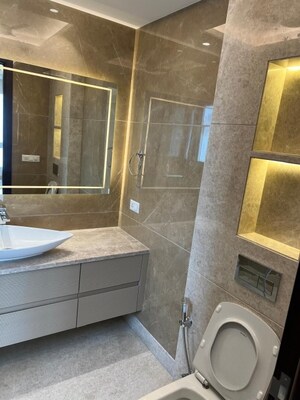 Attached Bathroom in 4 BHK Builder Floor at Greater Kailash ii – for Rent