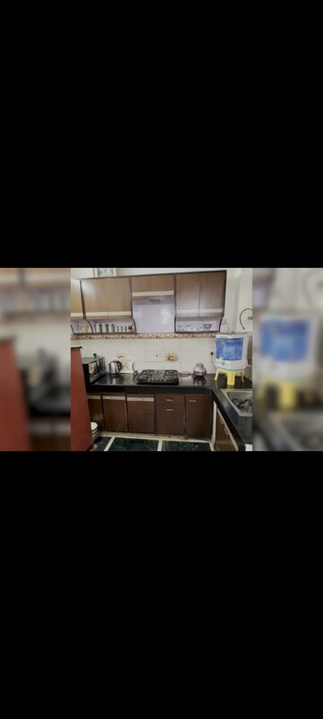 Kitchen in 2 BHK Builder Floor at Kanha Apartments Indirapuram, Shakti Khand 2 – for Rent