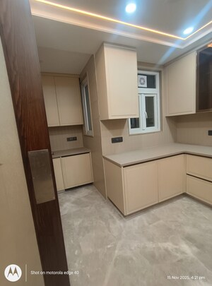 Kitchen in 3 BHK Builder Floor at Panchsheel Enclave – for Sale