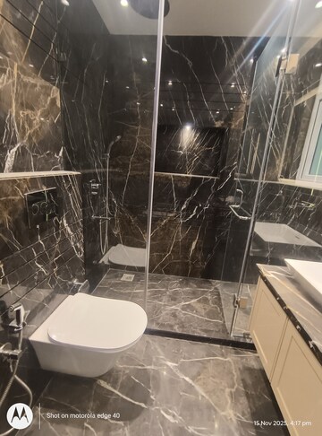 Staircase in 3 BHK Builder Floor at Panchsheel Enclave – for Sale