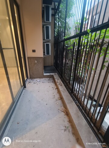 Balcony in 3 BHK Builder Floor at Panchsheel Enclave – for Sale