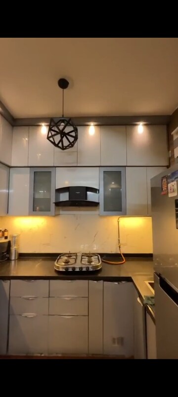 Kitchen in 3 BHK Builder Floor at Divya Angels, Indrapuram – for Sale