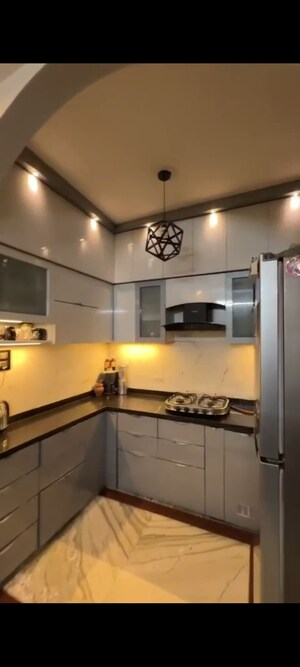 Kitchen in 3 BHK Builder Floor at Divya Angels, Indrapuram – for Sale