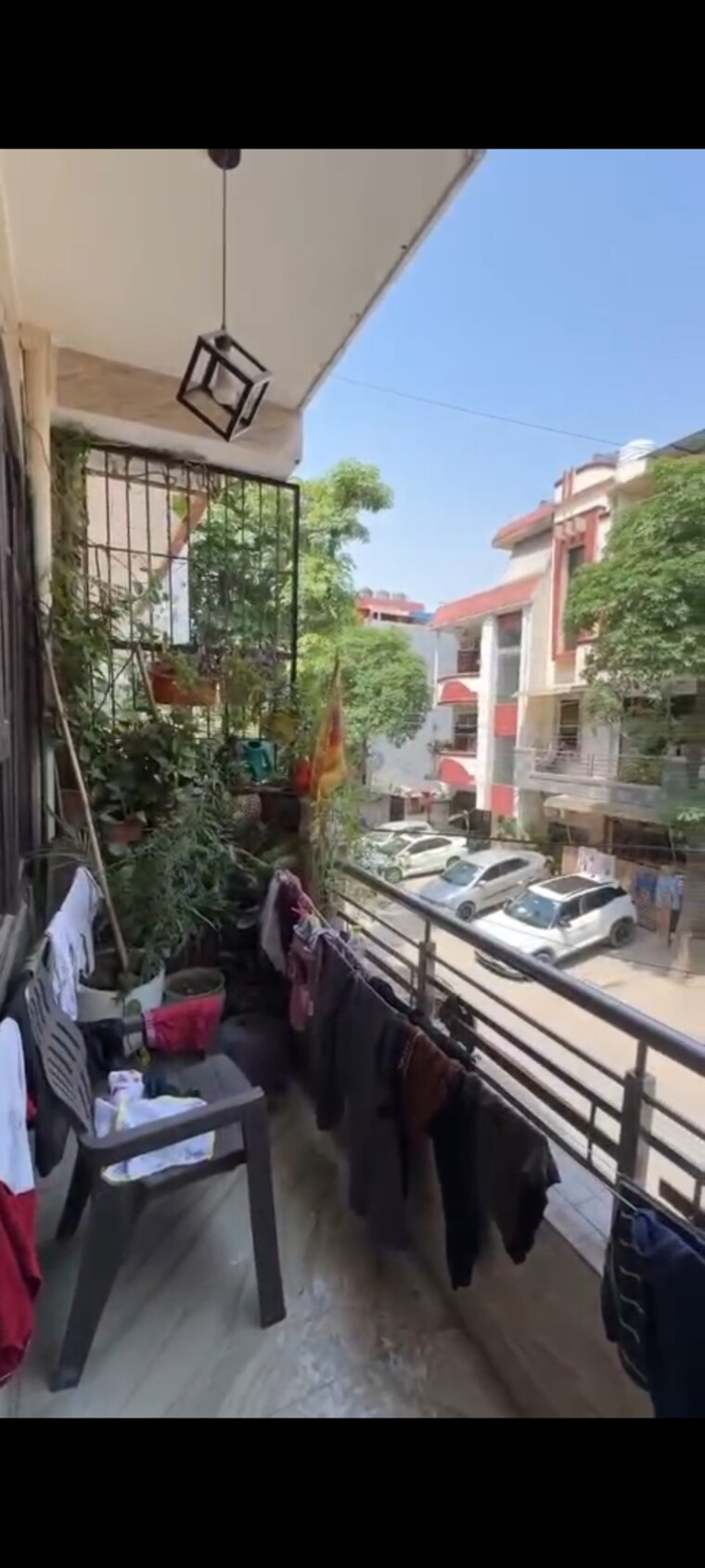 Balcony, divya-angels 3 Bedroom 1500 Sq.Ft. Builder Floor In Indrapuram Ghaziabad 9463985