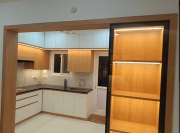 Kitchen in 3 BHK Apartment at Rajapushpa Provincia, Narsingi – for Rent