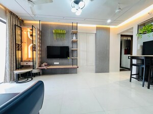 Living Room in 2 BHK Apartment at Bhaktamar Residency, Wadgaon Sheri – for Rent