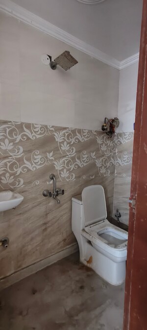 Bathroom in 2 BHK Builder Floor at Chattarpur – for Rent