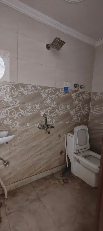 Bathroom in 2 BHK Builder Floor at Chattarpur – for Rent