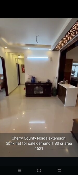 Living Room in 3 BHK Apartment at ABA Cherry County, Tech Zone 4 Greater Noida – for Sale