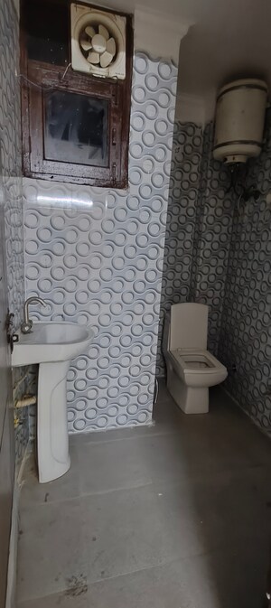 Bathroom in 2 BHK Builder Floor at Chattarpur – for Rent