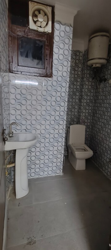 Bathroom in 2 BHK Builder Floor at Chattarpur – for Rent